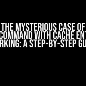 Solving the Mysterious Case of Passing CMake Command with Cache Entry Not Working: A Step-by-Step Guide